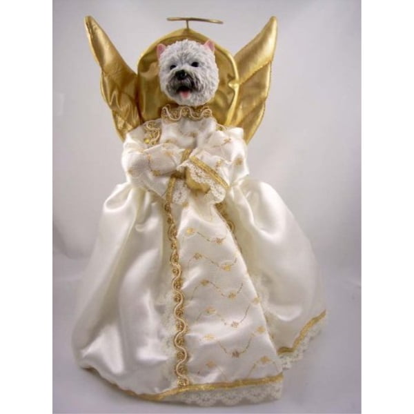 Conversation Concepts West Highland Terrier Angel Tree Topper